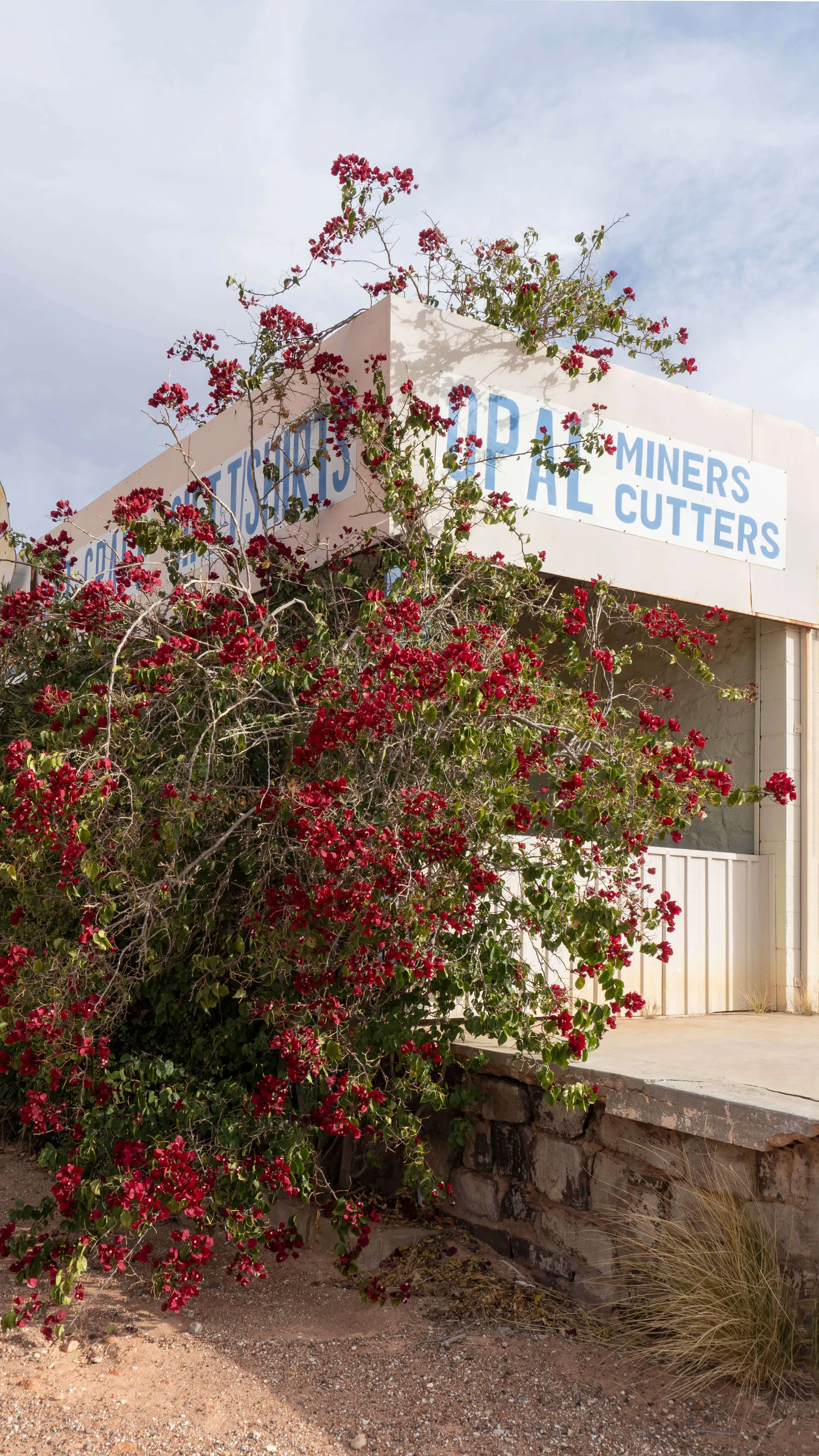 old opal miners cutters workshop in Coober Pedy