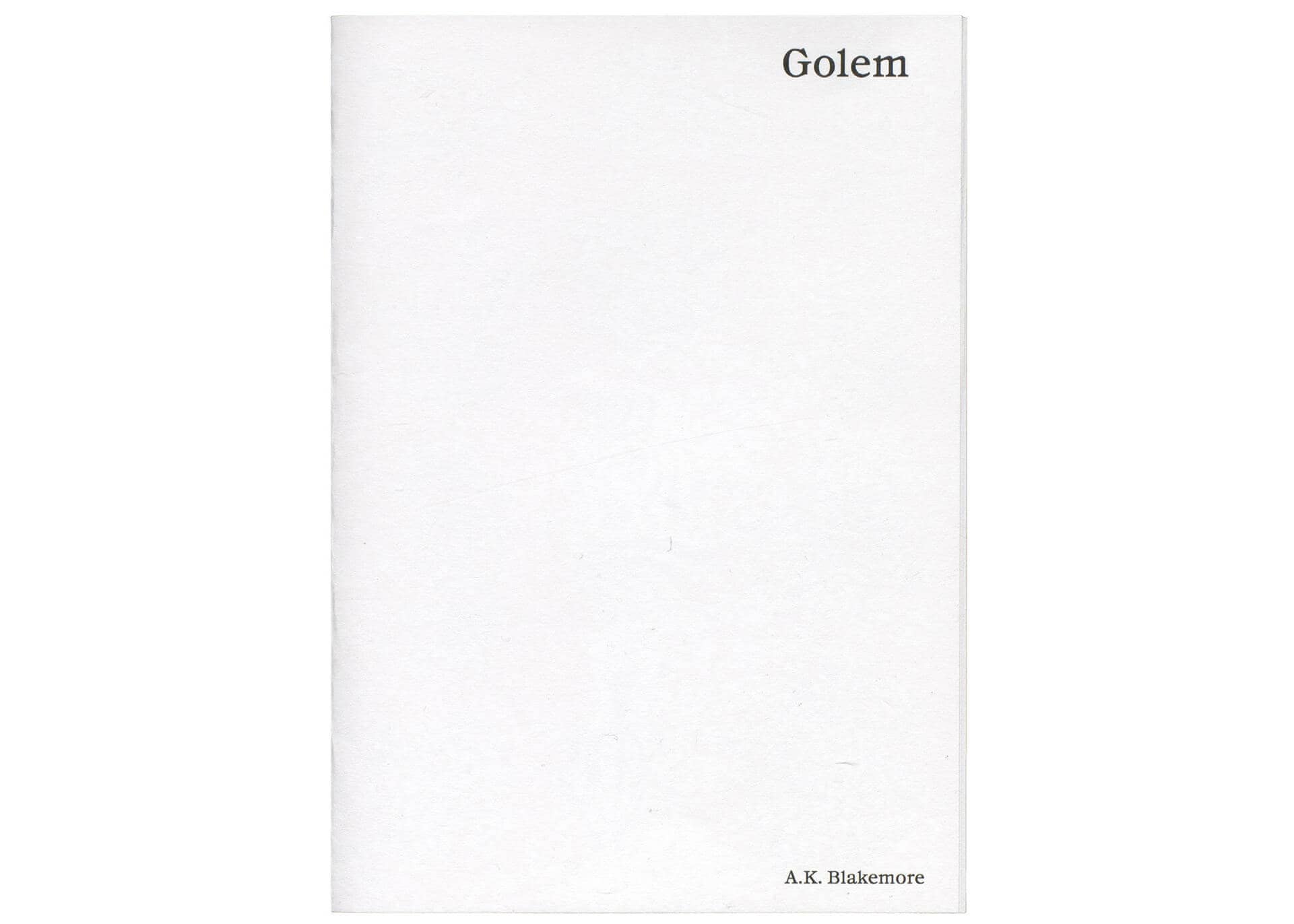 Golem Booklet Spread