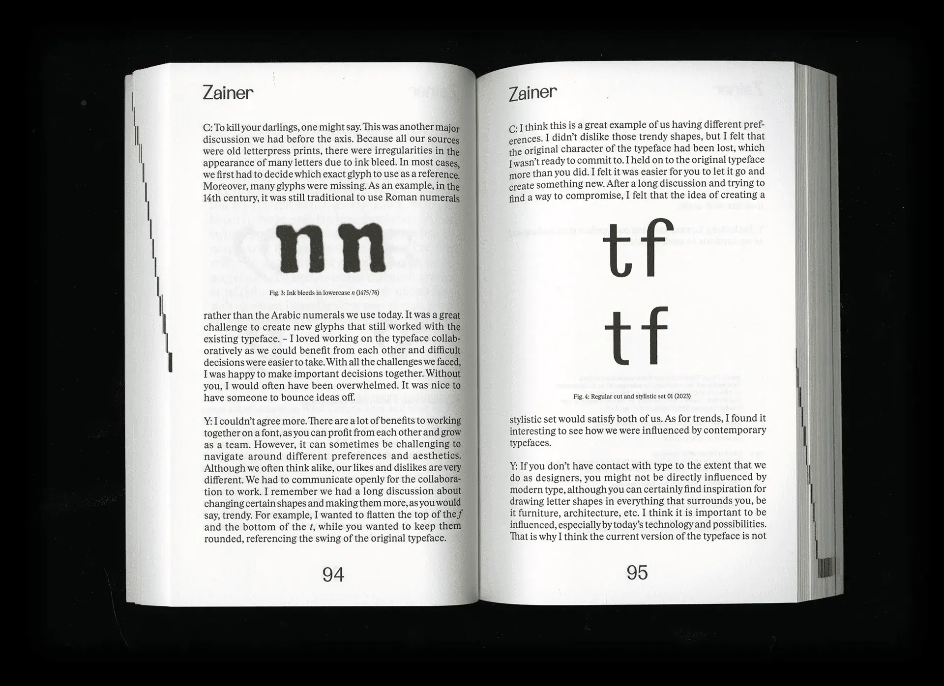 Zainer specimen, published in 'is every typeface a revival?' 